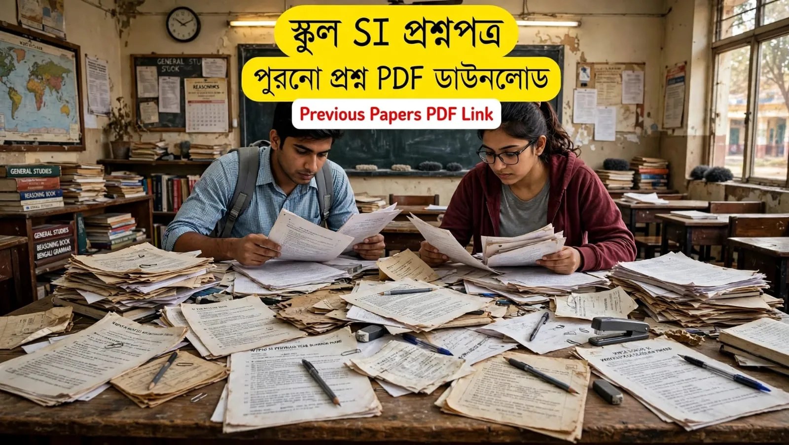 School SI Previous Year Question Papers PDF