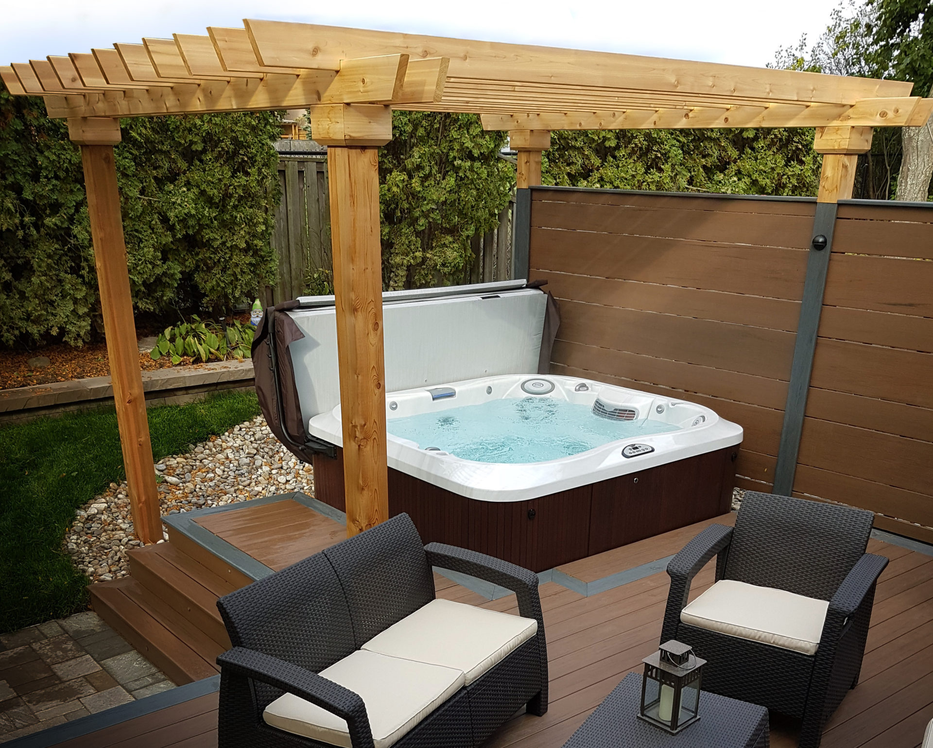 Hot tub deck ideas