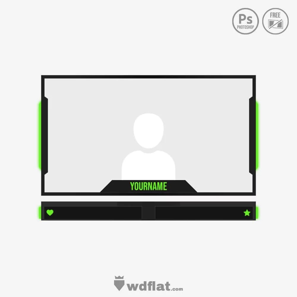 picture Stream Facecam Frame free animated facecam twitch and