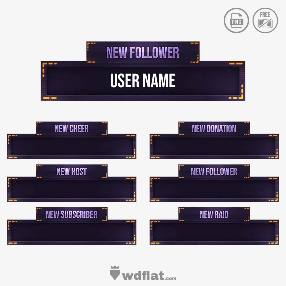 Instant downloads for use with streamlabs and stream elements. Alerts Twitch And Youtube Templates