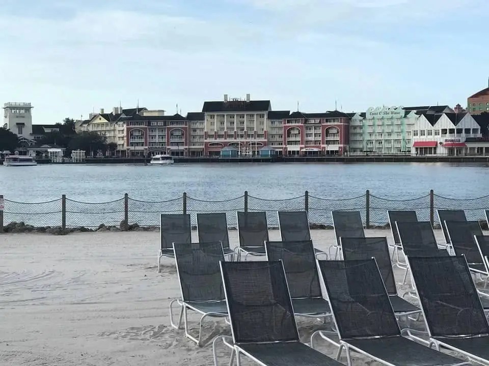 Disney's BoardWalk waterfront view