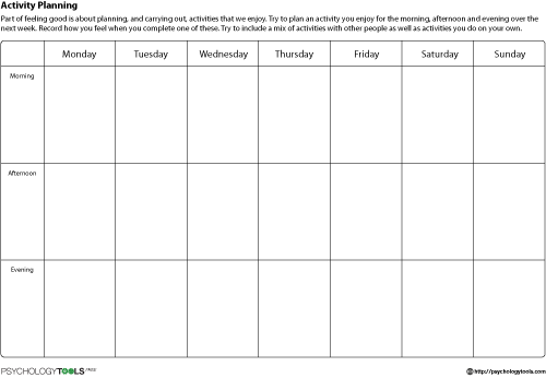 Behavioural activation