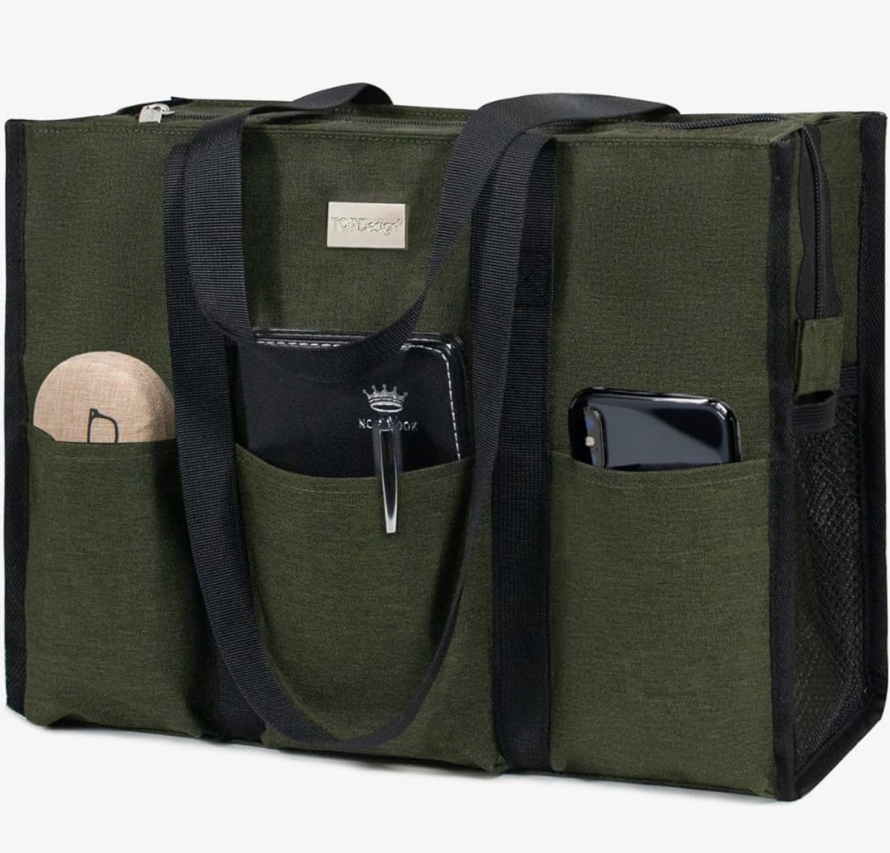 TOPDesign Utility Water Resistant Tote Bag