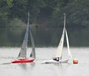 Peter allows David lots of room at the Mark