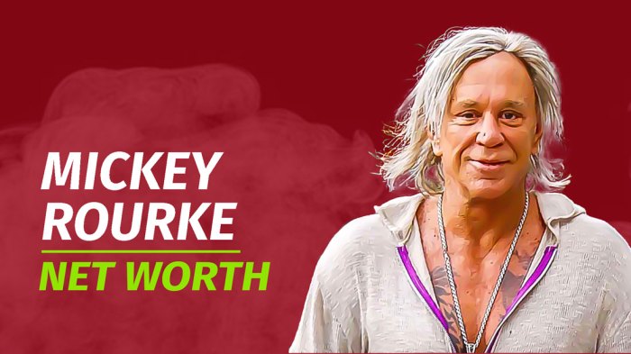 Mickey Rourke Net Worth - Income and Salary From His Acting Career