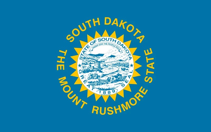 South Dakota flag for offshore trust and offshore company formation