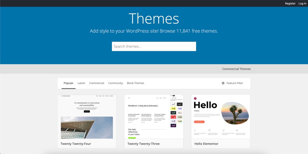 Wordpress Themes
