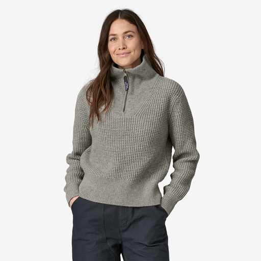 BRIEFING USA EASYWIRE カモフラ　Patagonia Patagonia W's Recycled Wool Blend 1/4 Zip Sweater - Wearabouts