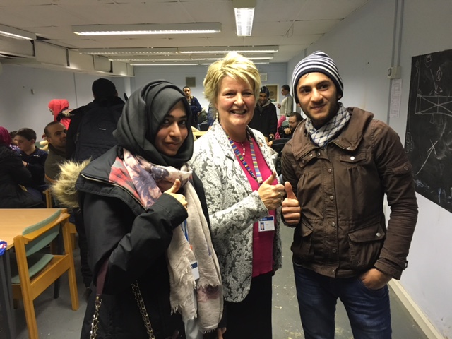 Refugee welcome image