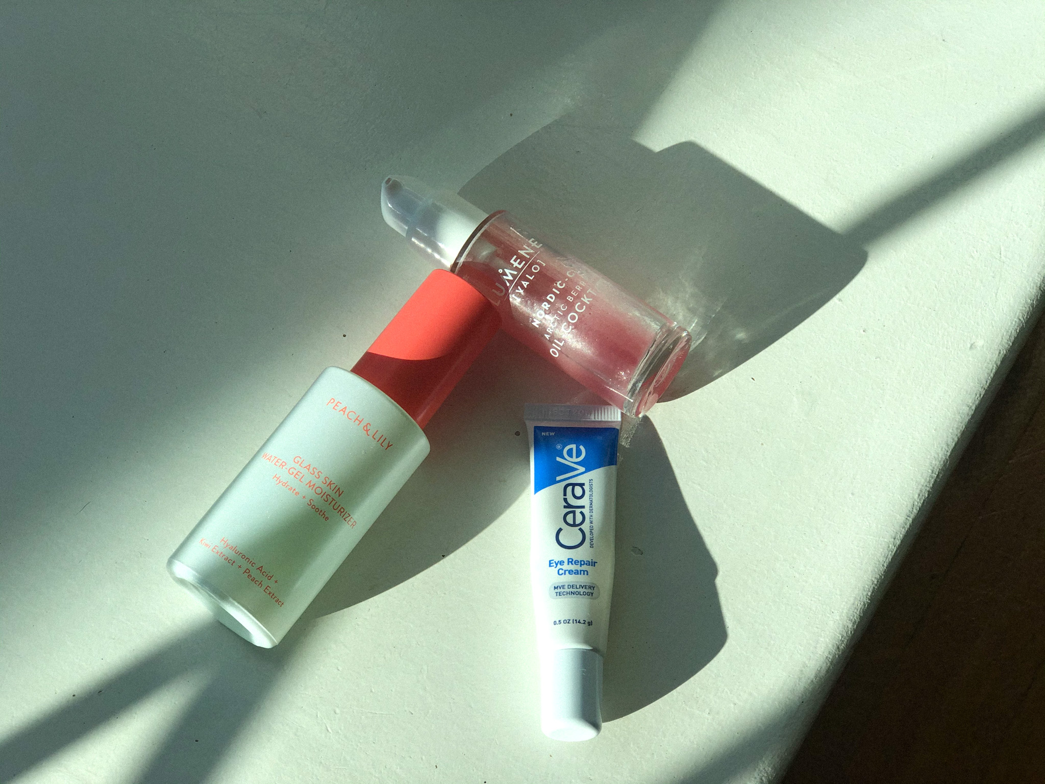 My super quick 3-step skincare routine featuring Lumene, Peach & Lily, and CeraVe