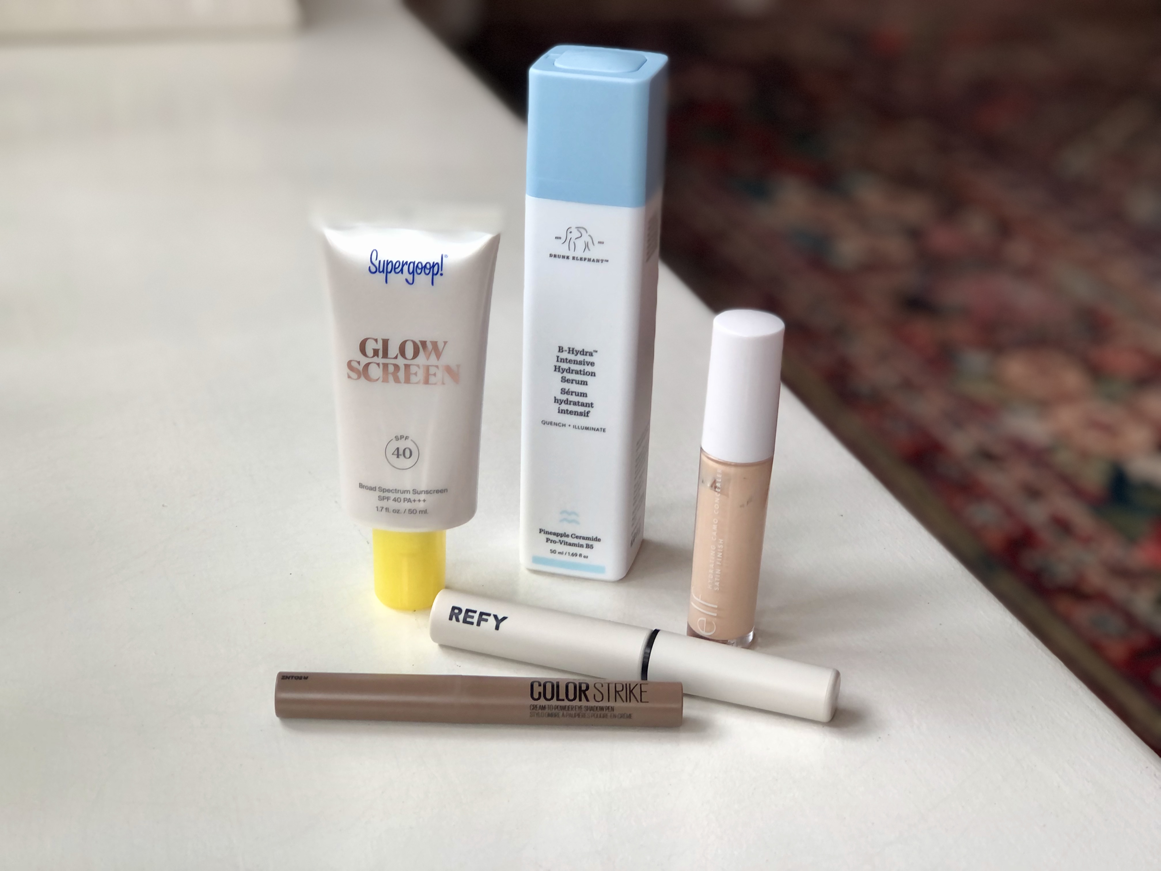 My five October beauty faves from Drunk Elephant, Supergoop, Maybelline, Refy & e.l.f. Cosmetics