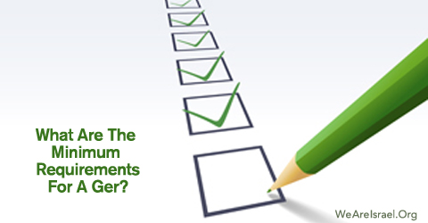 ger requirements, minimum requirements for a Ger