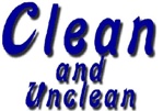 Unclean and clean foods
