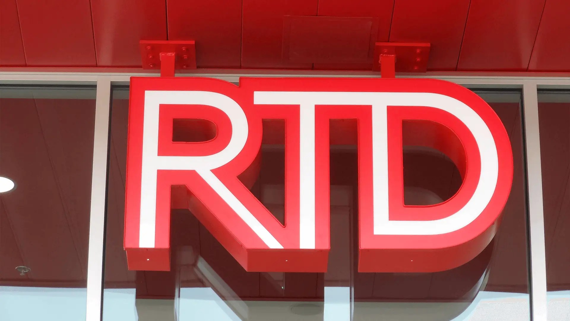 RTD Backlit Exterior Sign