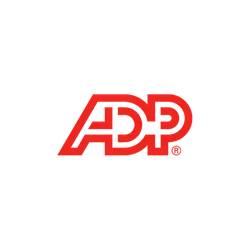 ADP logo — payroll platform integrated with TRIS restaurant accounting services
