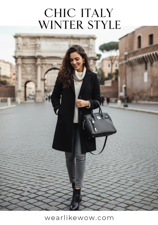 What to Wear in Italy for Women in Winter 2025: Winter Outfit to Wear in Italy 17 Image fx 10