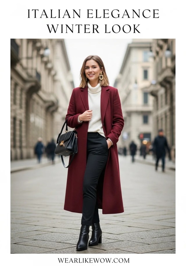 What to Wear in Italy for Women in Winter 2025: Winter Outfit to Wear in Italy 18 Image fx 11