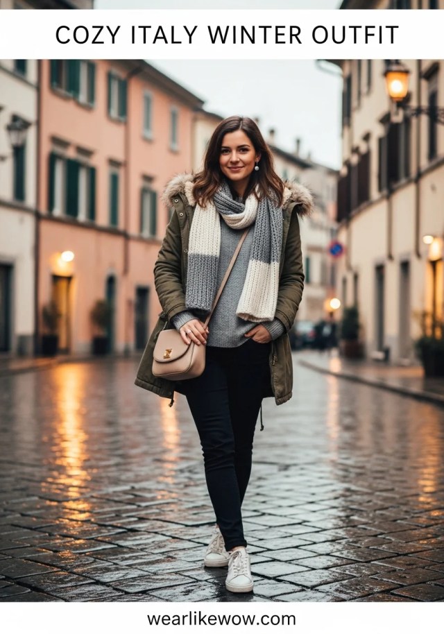 What to Wear in Italy for Women in Winter 2025: Winter Outfit to Wear in Italy 12 Image fx 5