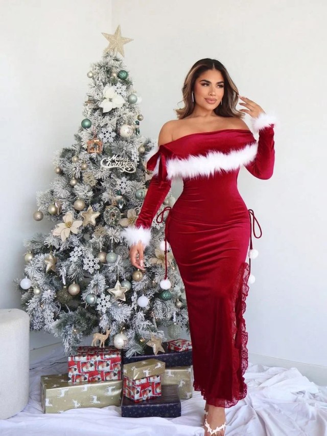 Red christmas outfit 20