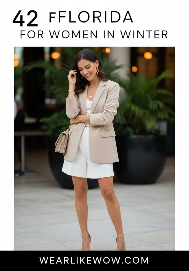 What to Wear in Florida for Women in Winter 2025: 42 Best Florida Winter Travel Outfit 14 Image fx 6