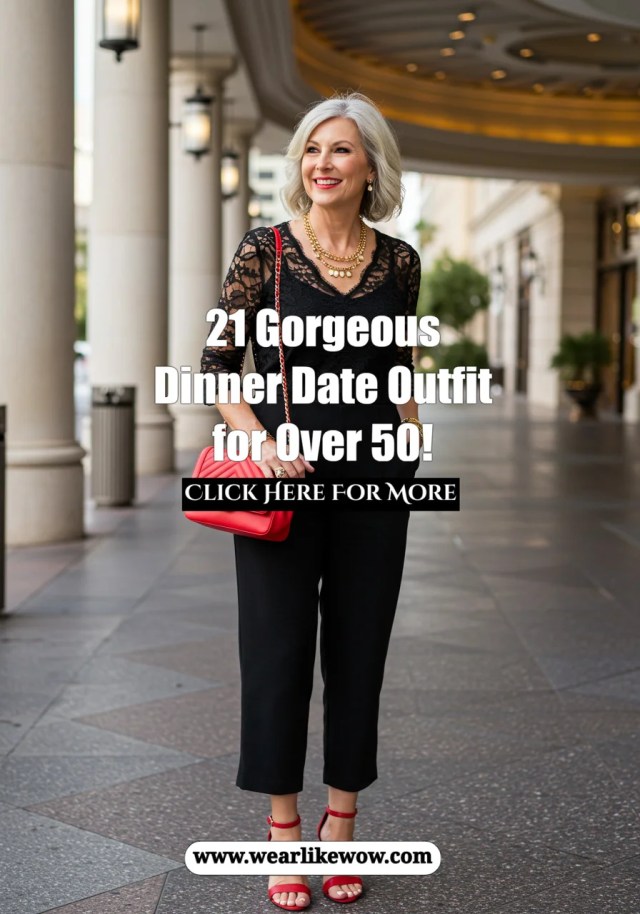 dinner date Outfit for over 50 8