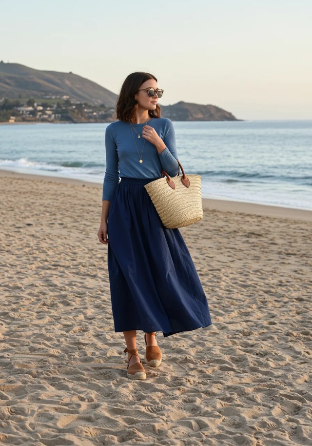 21 Best Summer Maxi Dresses with Sleeves That Are Light, Flowy & Flattering 3 image fx 1 45