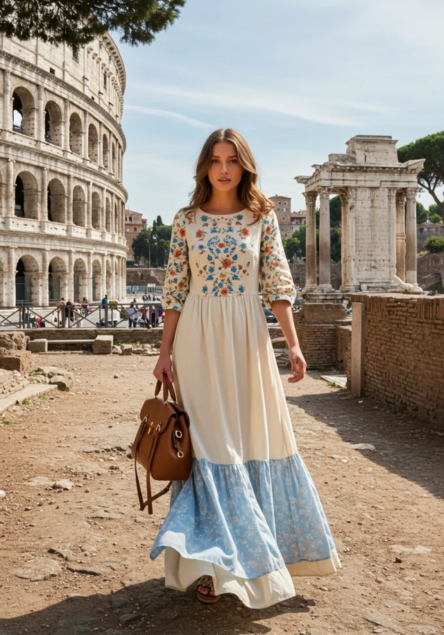 21 Best Summer Maxi Dresses with Sleeves That Are Light, Flowy & Flattering 22 image fx 20 16