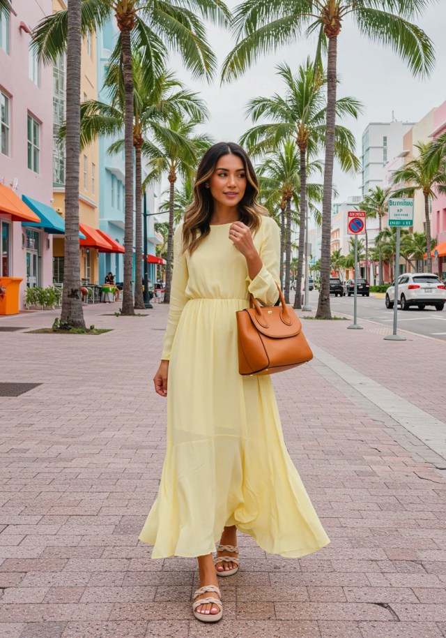 21 Best Summer Maxi Dresses with Sleeves That Are Light, Flowy & Flattering 6 image fx 4 34