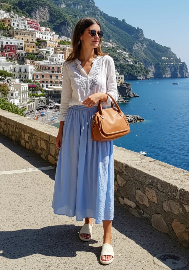 21 Best Summer Maxi Dresses with Sleeves That Are Light, Flowy & Flattering 10 image fx 8 34