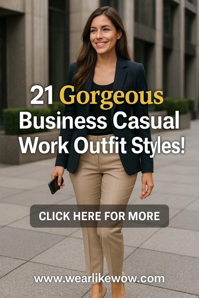 Business casual Work Outfit 5