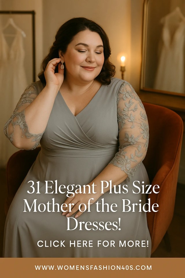 Plus size Mother of the Bride Dress 3 2