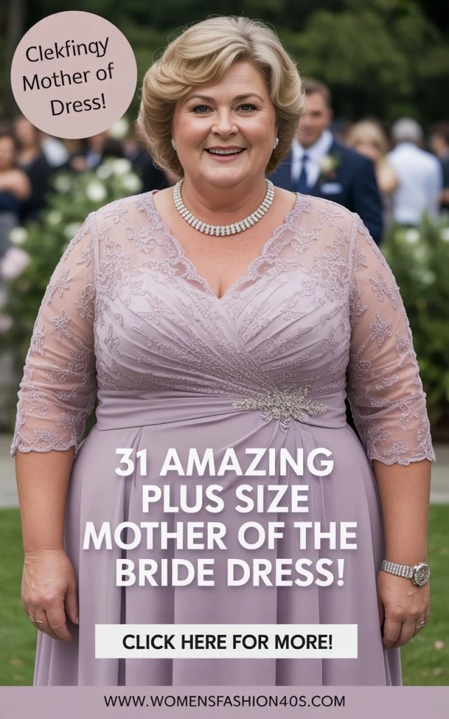 Plus size Mother of the Bride Dress 5 2