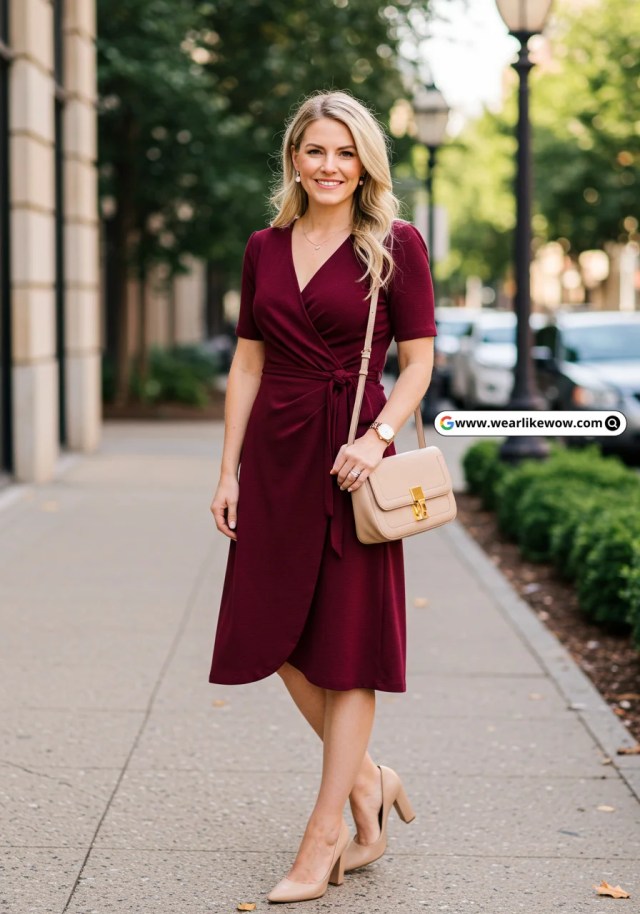 Business Casual Midi Dress: 21 Stunning & Effortless Outfit Ideas Women Swear By 12 Business Casua Midi Dress 17