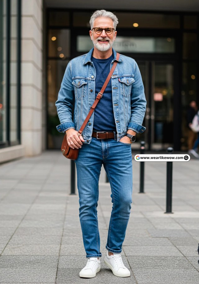 Denim Jeans Outfit for Men Over 50: 21 Stylish and Effortless Looks That Instantly Elevate Your Style 23 Denim Jeans Outfit for Men Over 50 15