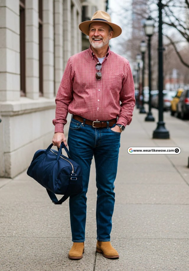 Denim Jeans Outfit for Men Over 50: 21 Stylish and Effortless Looks That Instantly Elevate Your Style 13 Denim Jeans Outfit for Men