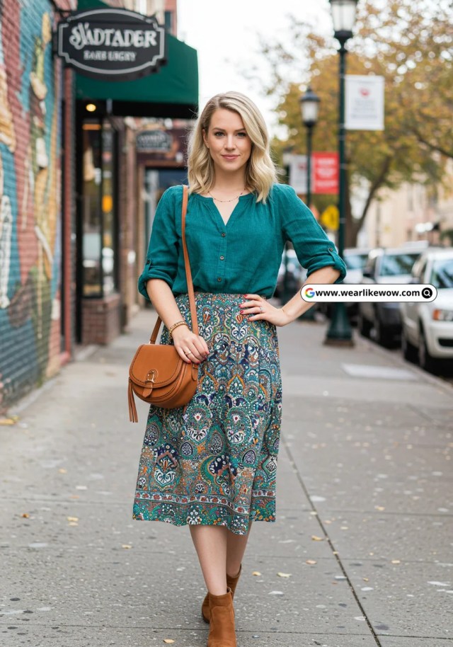 21 Effortless Fall Boho Outfits That Make You Look Chic and Stylish 21 Fall Boho Outfits 11