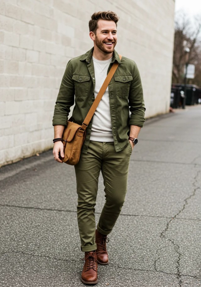 Khaki Pants Outfit Men