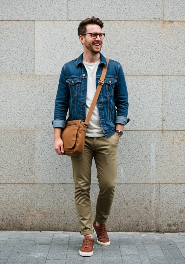 Khaki Pants Outfit Men
