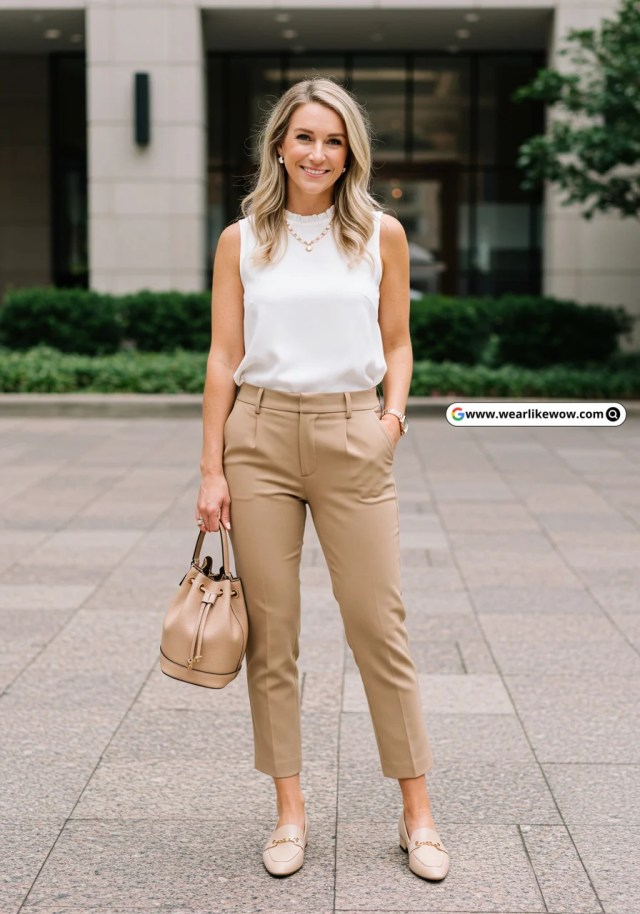 21 Best Business Casual Trousers Women Love: Chic & Effortless Outfit Ideas 20 business Casual Trouser for Women 11
