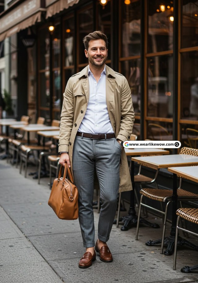 grey pants outfit 1