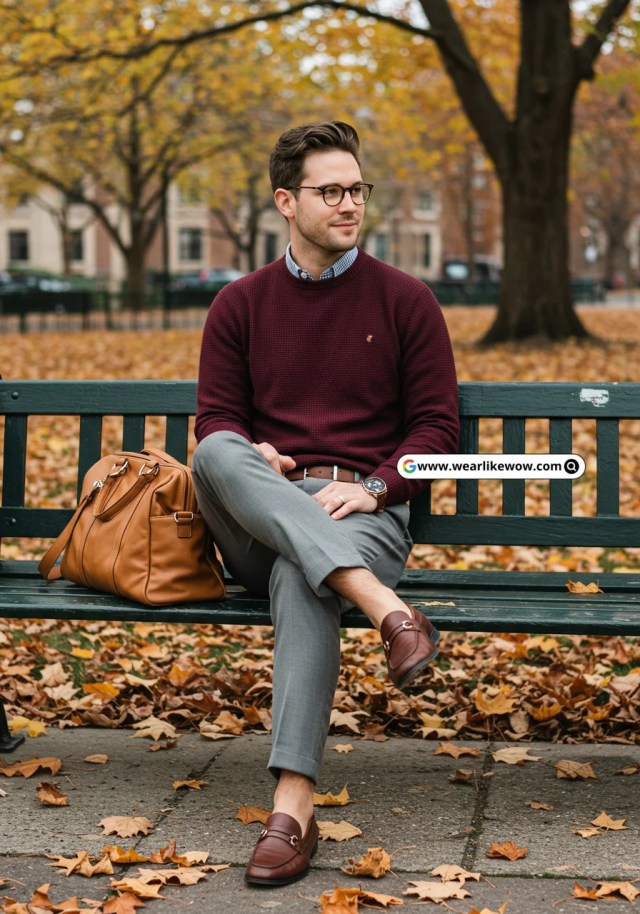 grey pants outfit 11