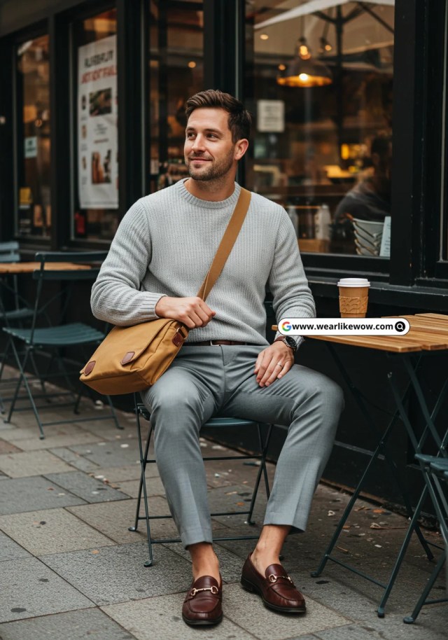 grey pants outfit 3