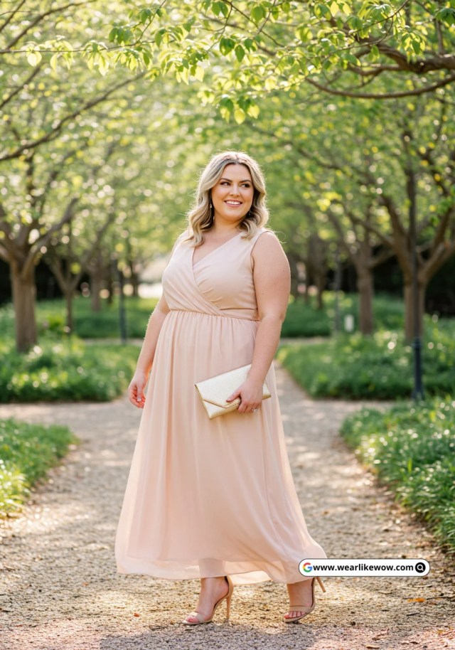 Plus size Mother of the Bride Dress