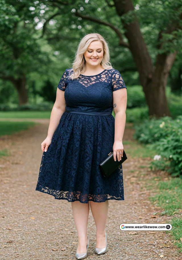 Plus size Mother of the Bride Dress