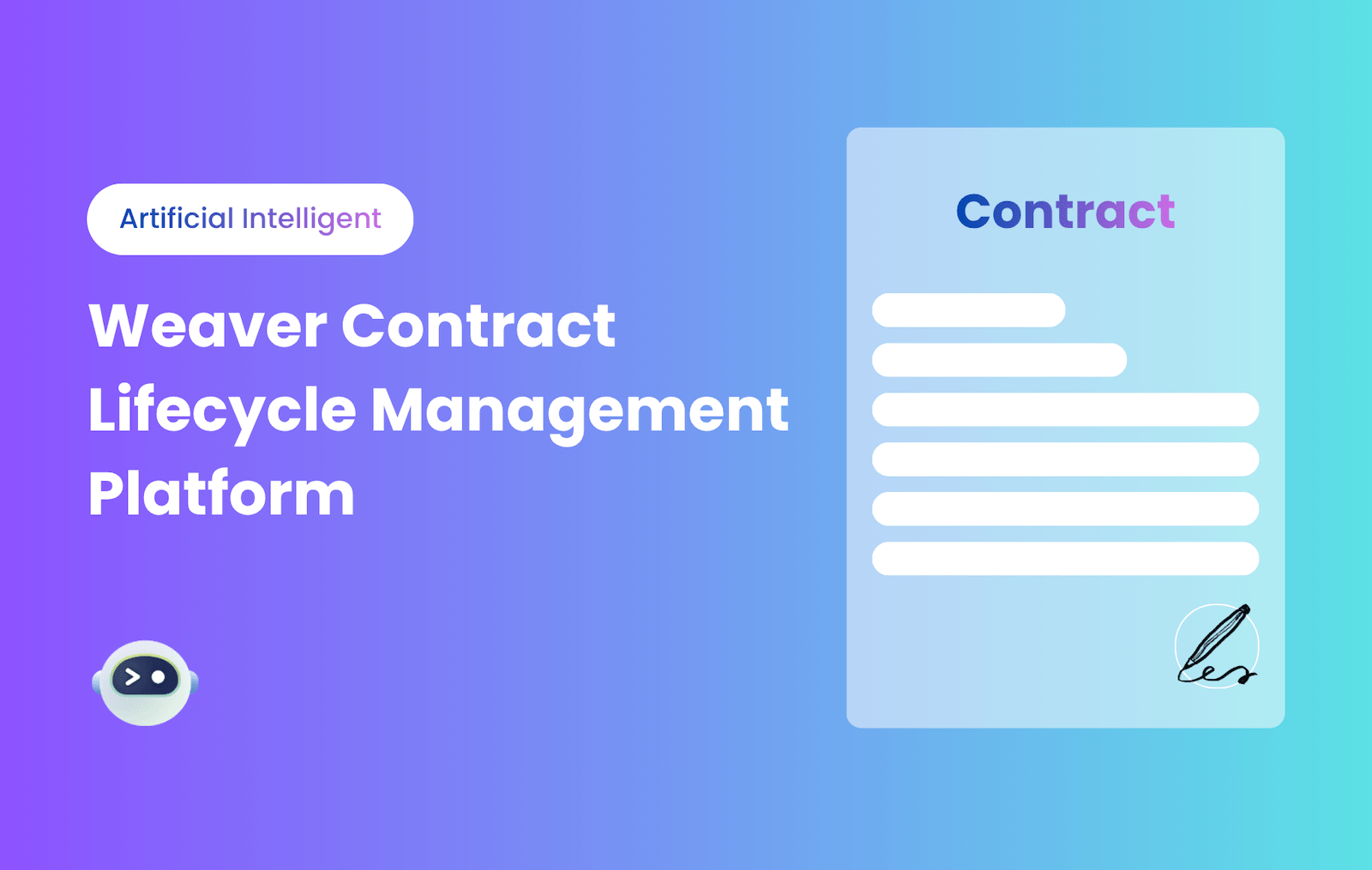 Weaver AI Contract Lifecycle Management Platform
