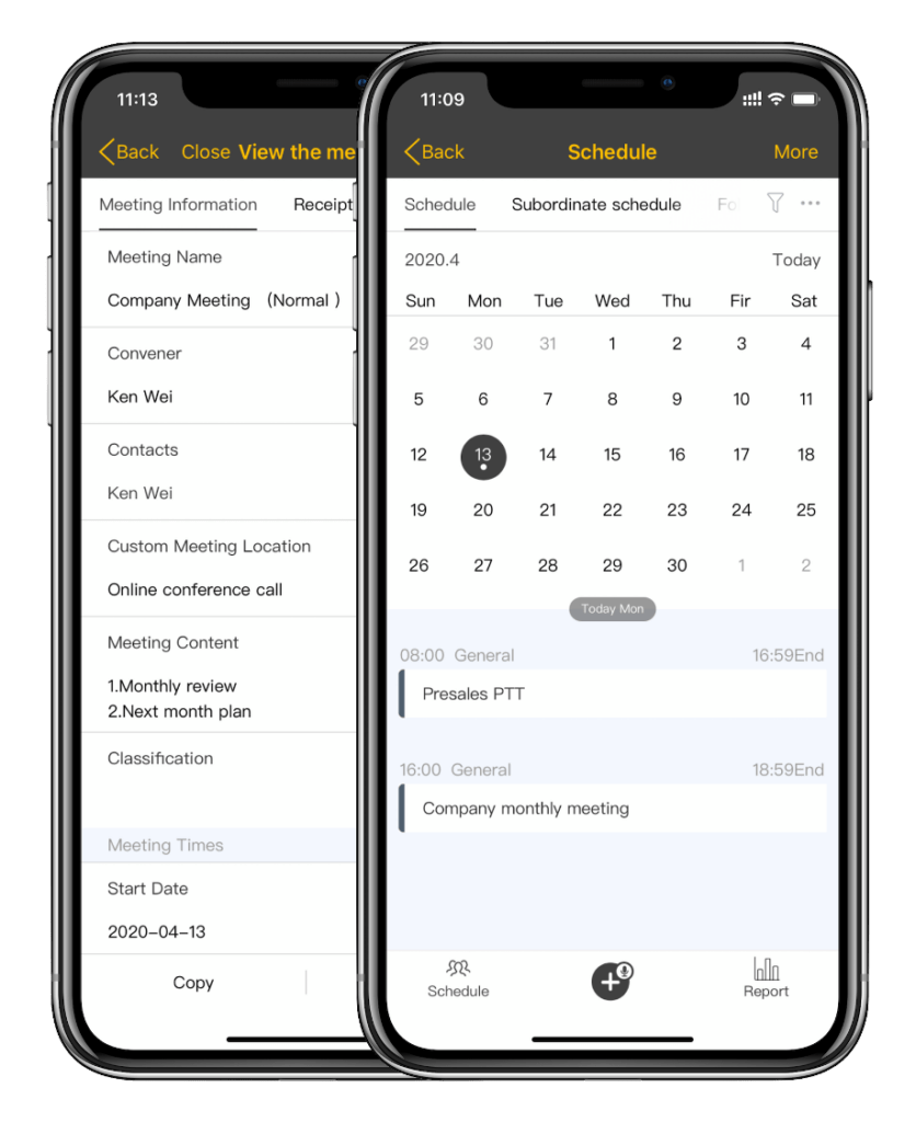 Remote work - Event Calendar