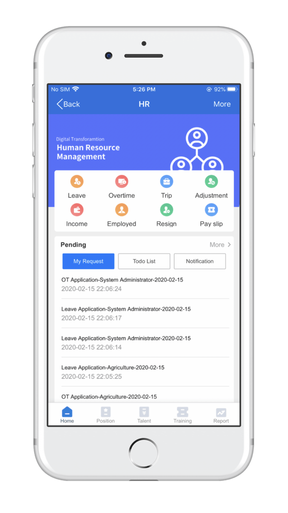 Easy access to Human Resource (HR) portal