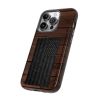 Dark American Flag  phone case- DARK WOOD- RUGGED LOOK