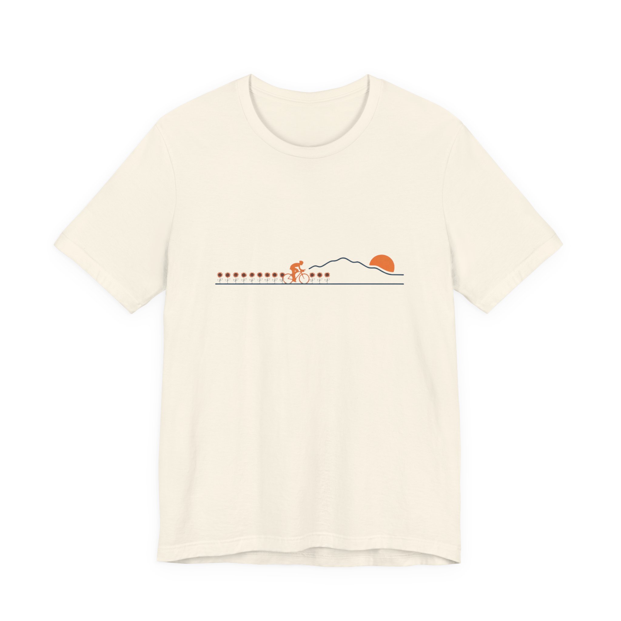 Cycling sunflower Tee | Tour de France Inspired