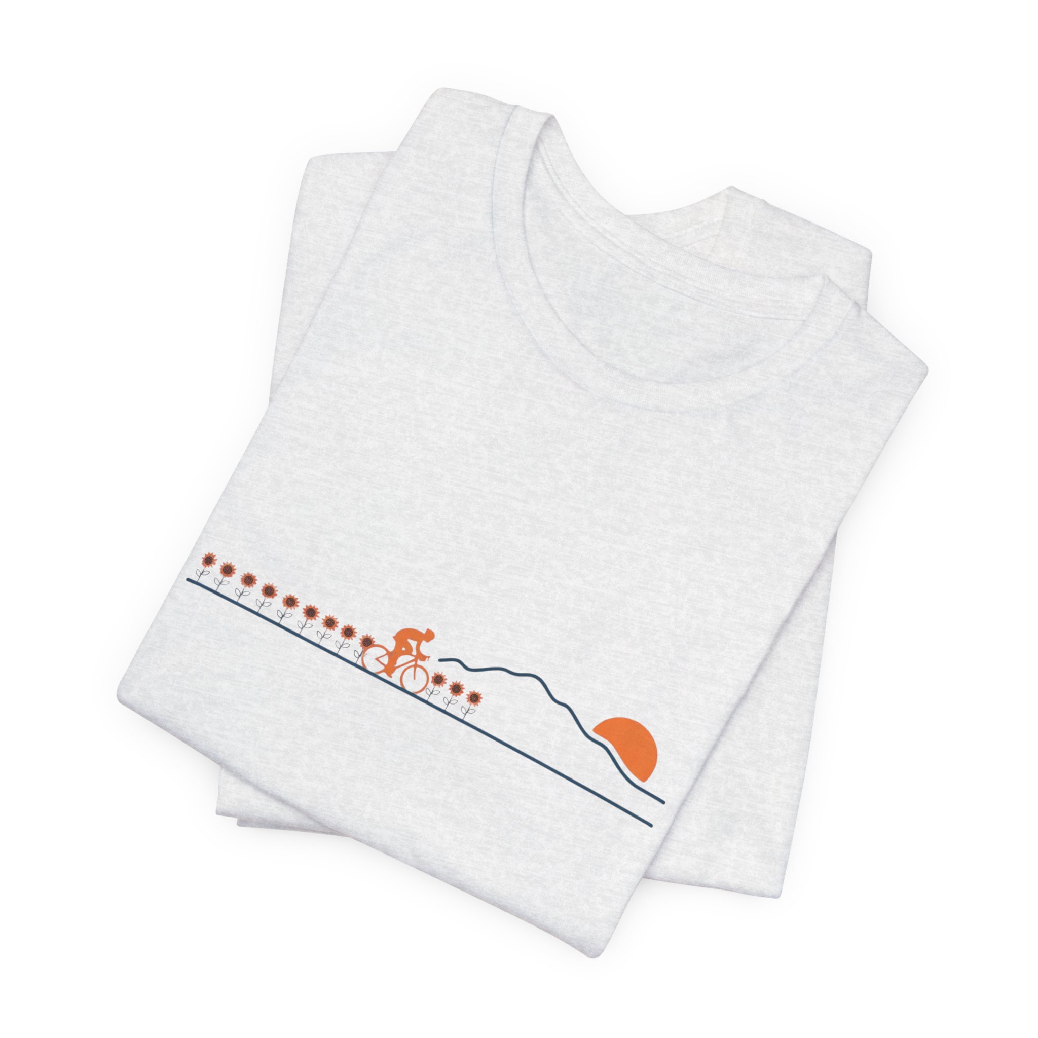 Cycling sunflower Tee | Tour de France Inspired